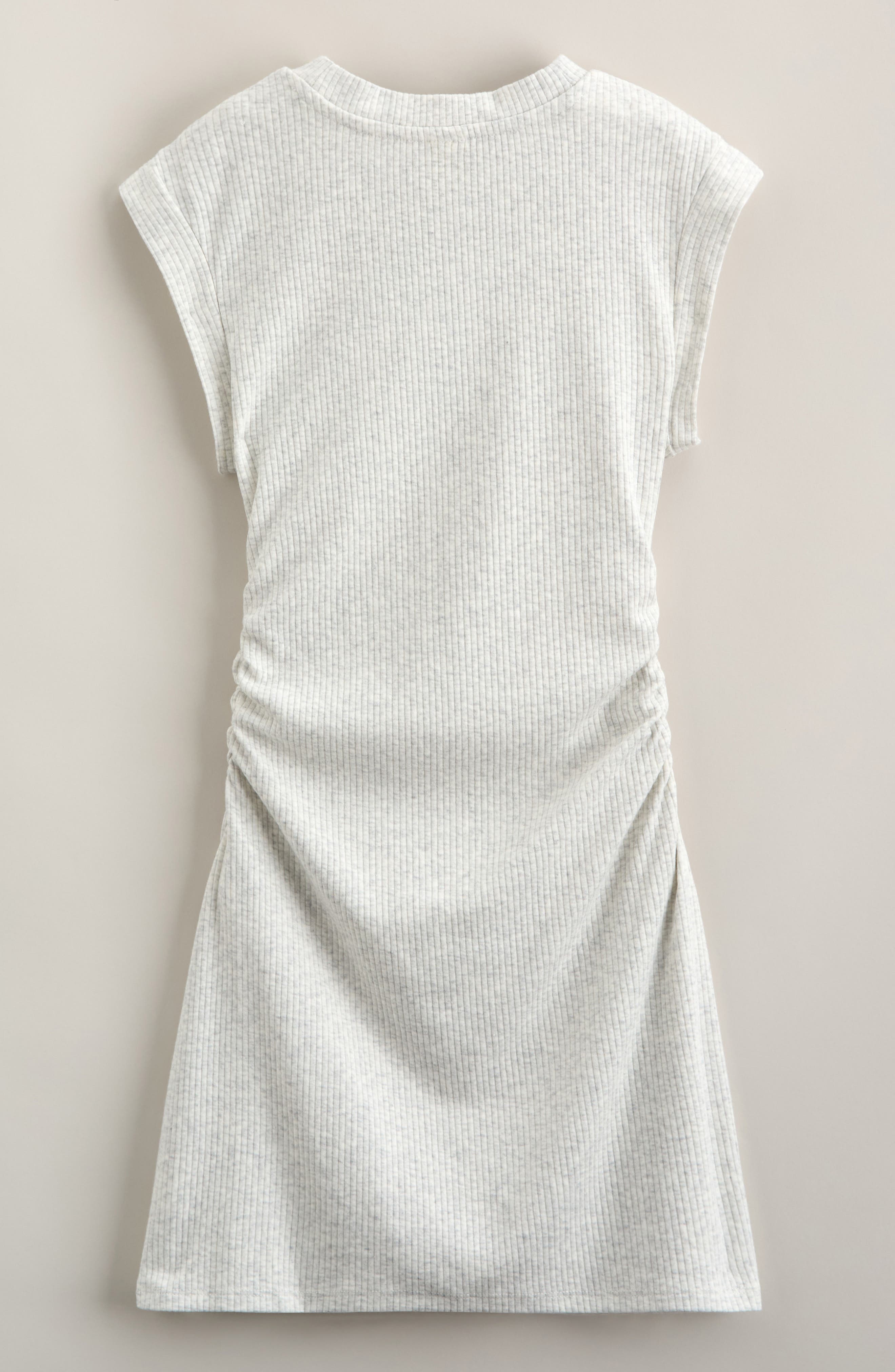 grey striped t shirt dress Treasure & Bond Kids' Shirred Rib T-Shirt Glamaker
