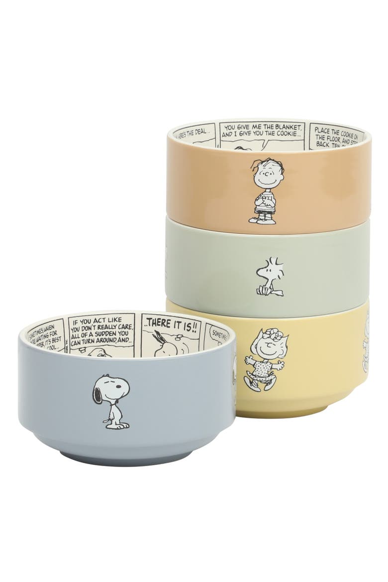 Bonbon Bites Stoneware Stackable Bowl Set, Main, color, Assorted Colors