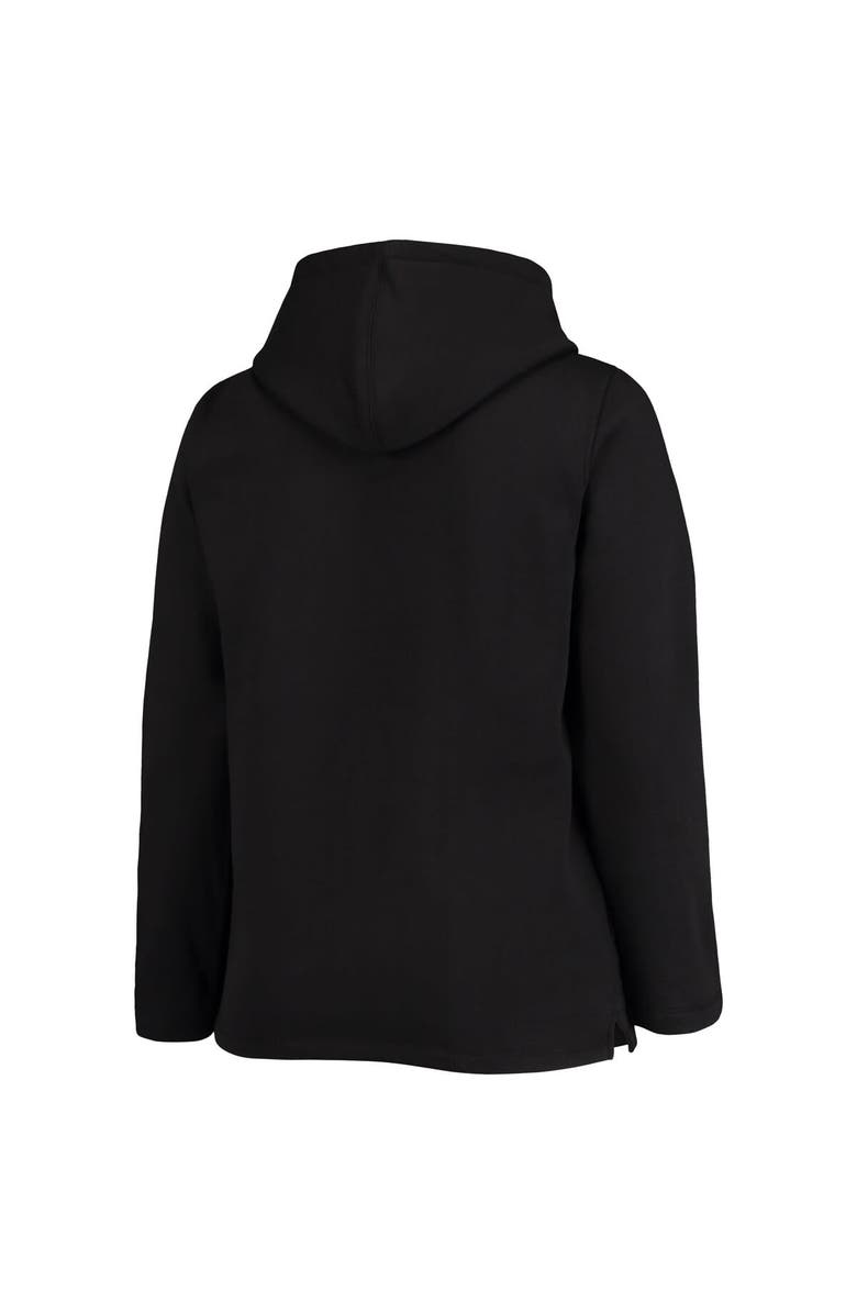 SOFT AS A GRAPE Women's Soft as a Grape Black San Francisco Giants Plus Size Side Split Pullover Hoodie, Alternate, color, Black