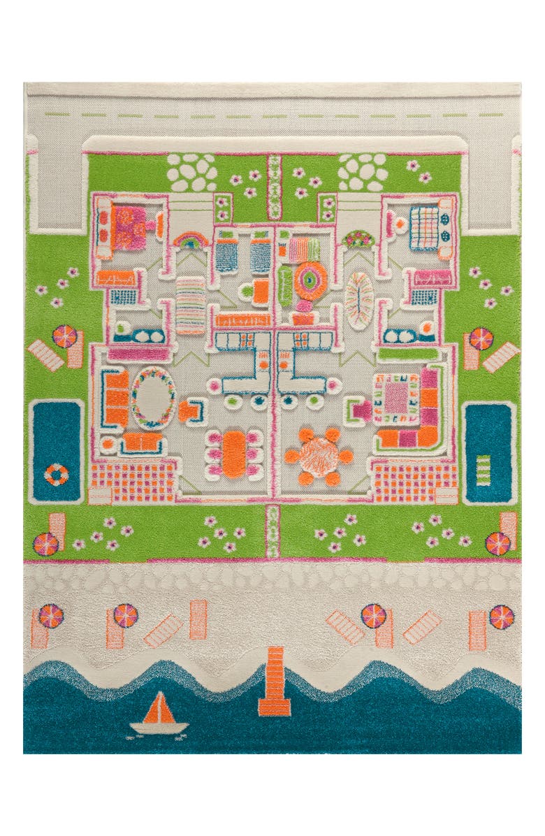 IVI Beach House Play Rug, Main, color, 