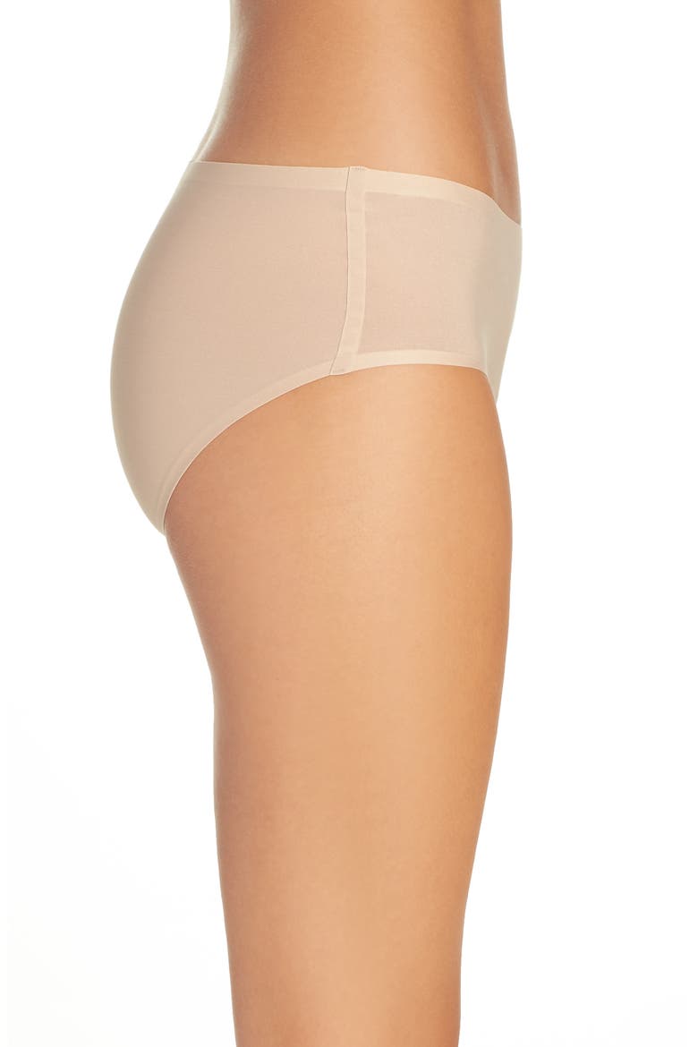 Soft Stretch 3-Pack Seamless Hipster Briefs, Alternate, color, NUDE