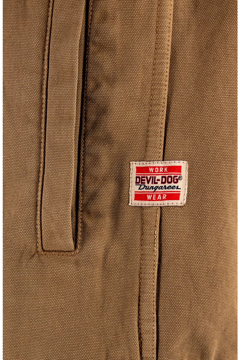 Cotton Canvas Shirt Jacket, Alternate, color, WALNUT