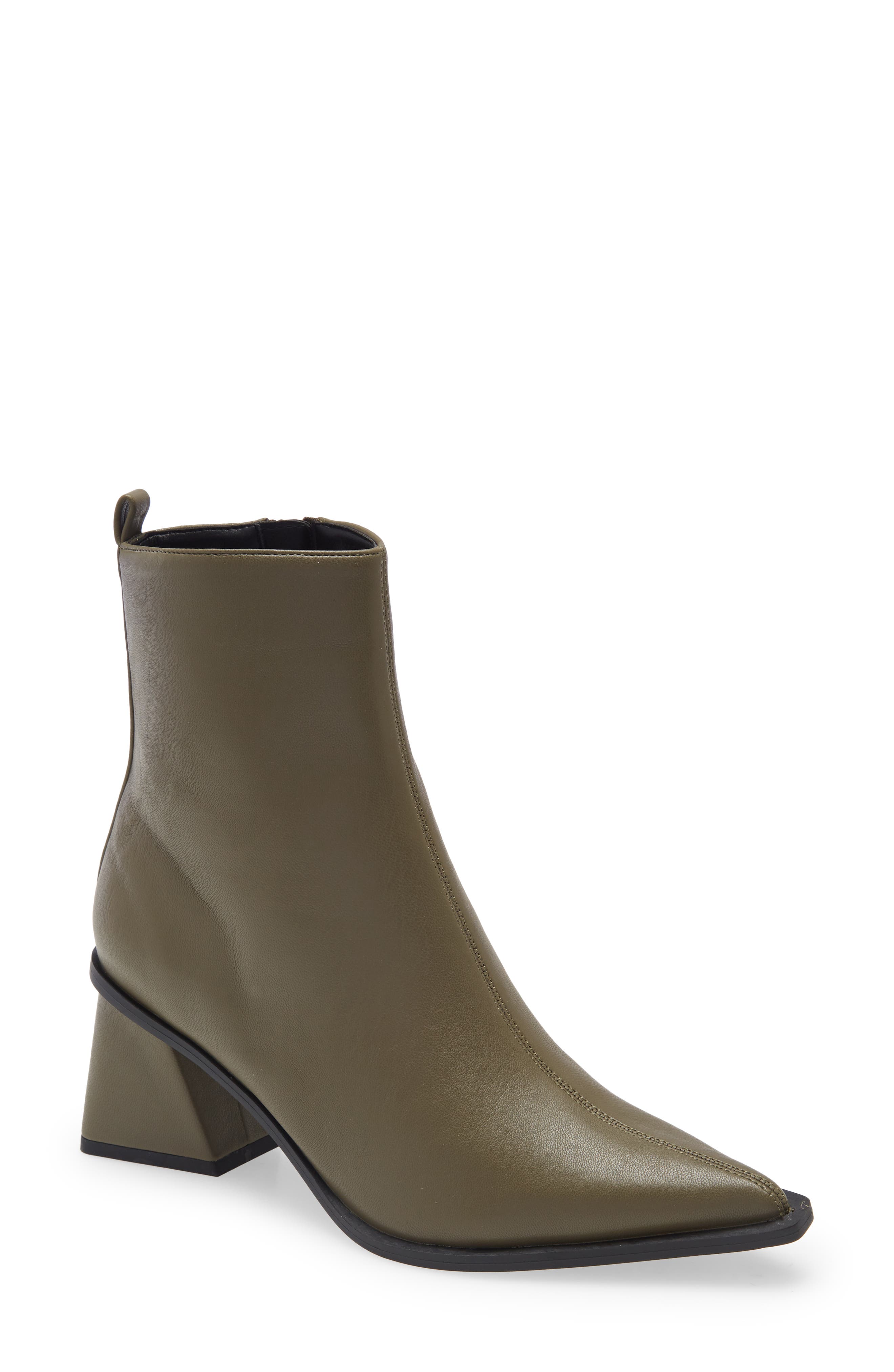 Bronx Pointy Toe Bootie, Main, color, OLIVE