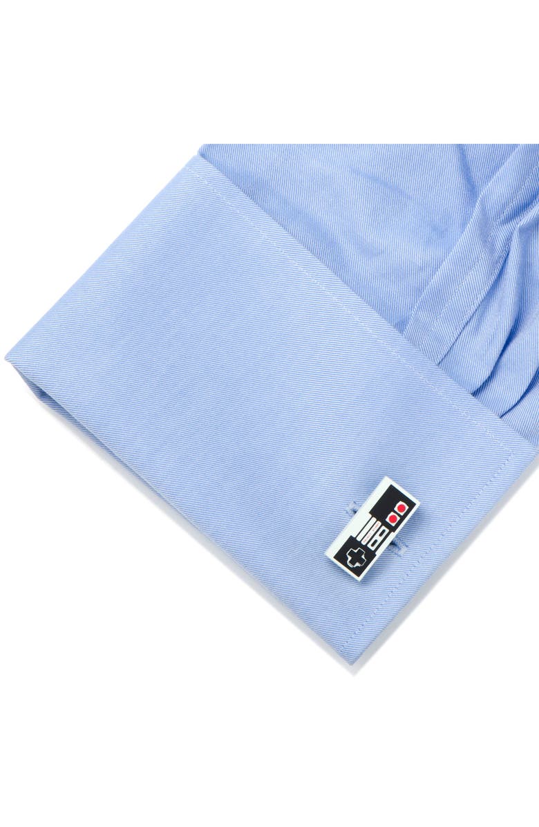 Cufflinks, Inc. 3D Vintage Game Cuff Links, Alternate, color, Grey/ Black