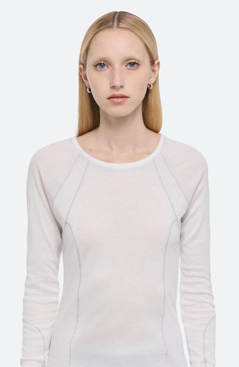 Helmut Lang BMX Raglan Top, Alternate, color, Optic White