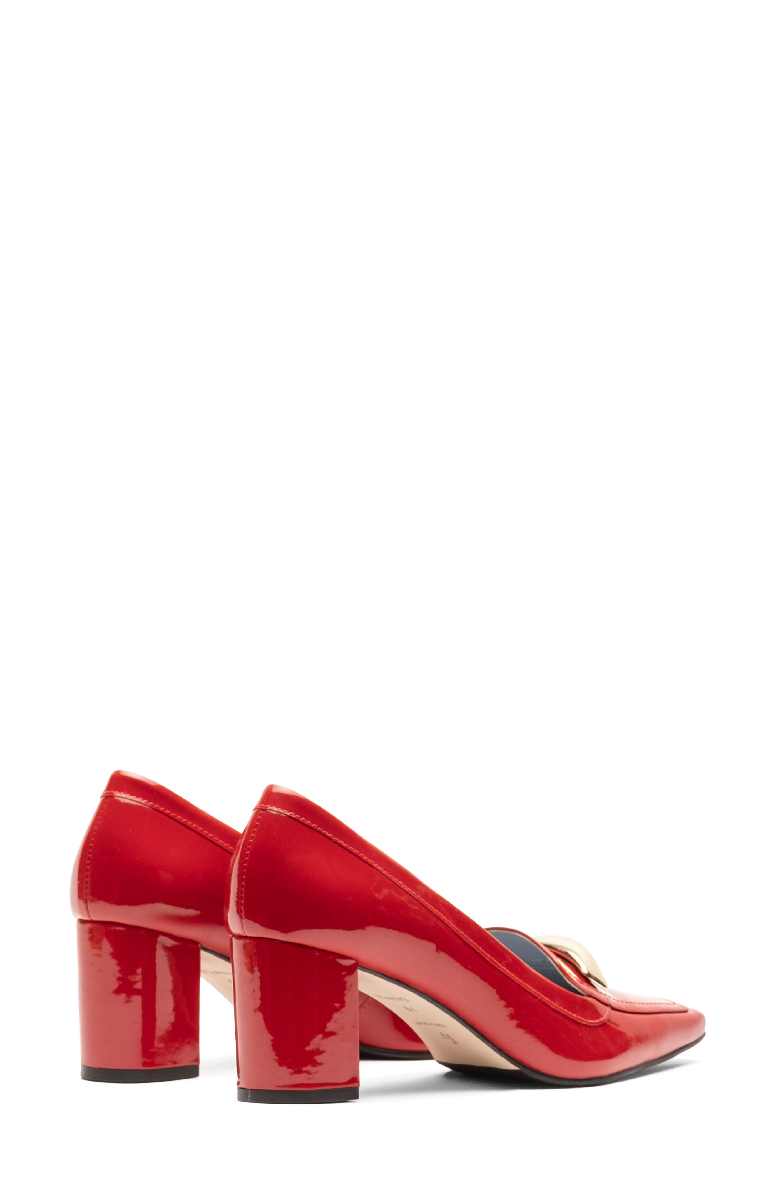 Barbara Loafer Pump, Alternate, color, RED
