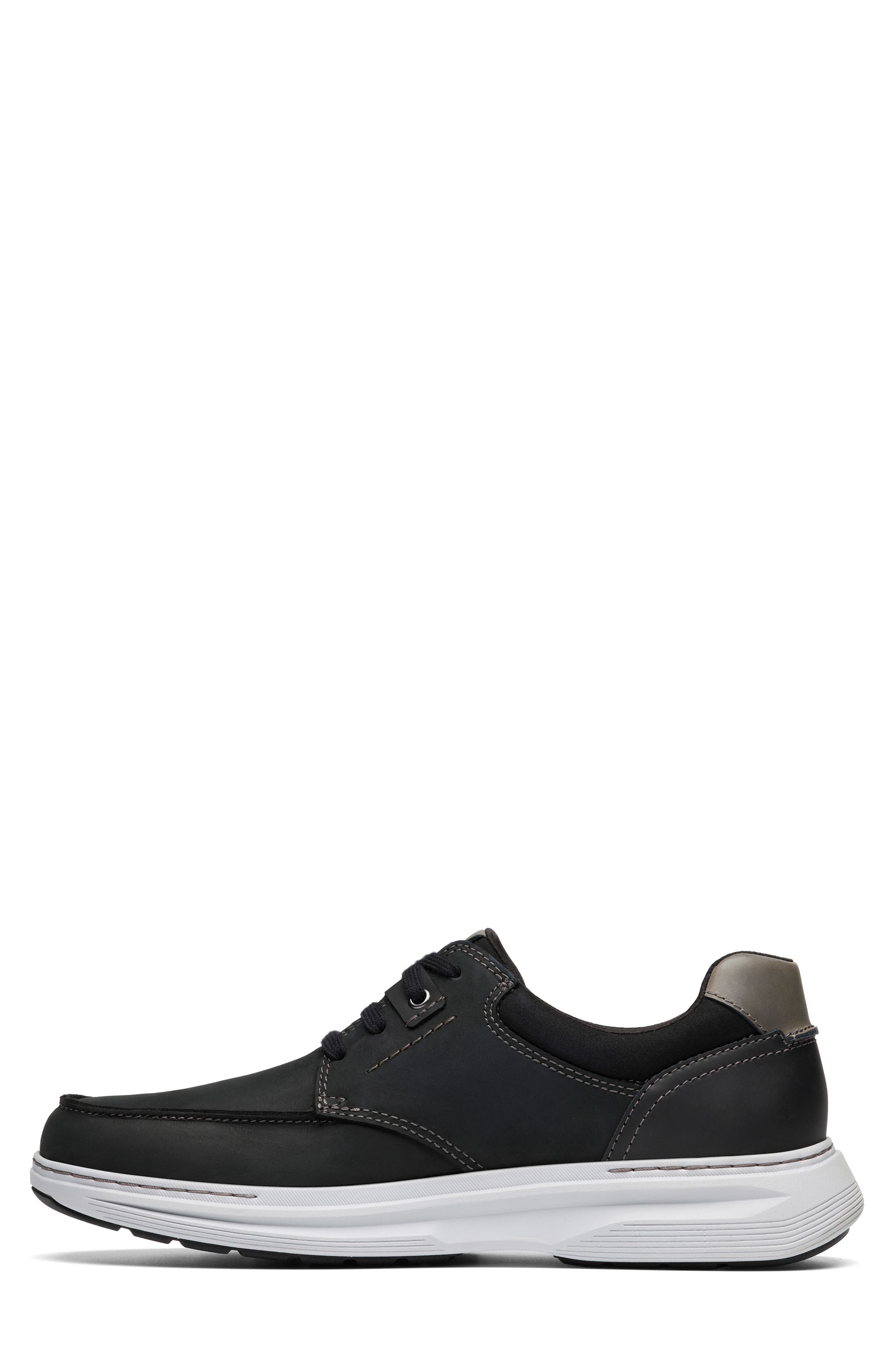 Clarks<sup>®</sup> Craftwell Moc Derby, Alternate, color, Black Leather
