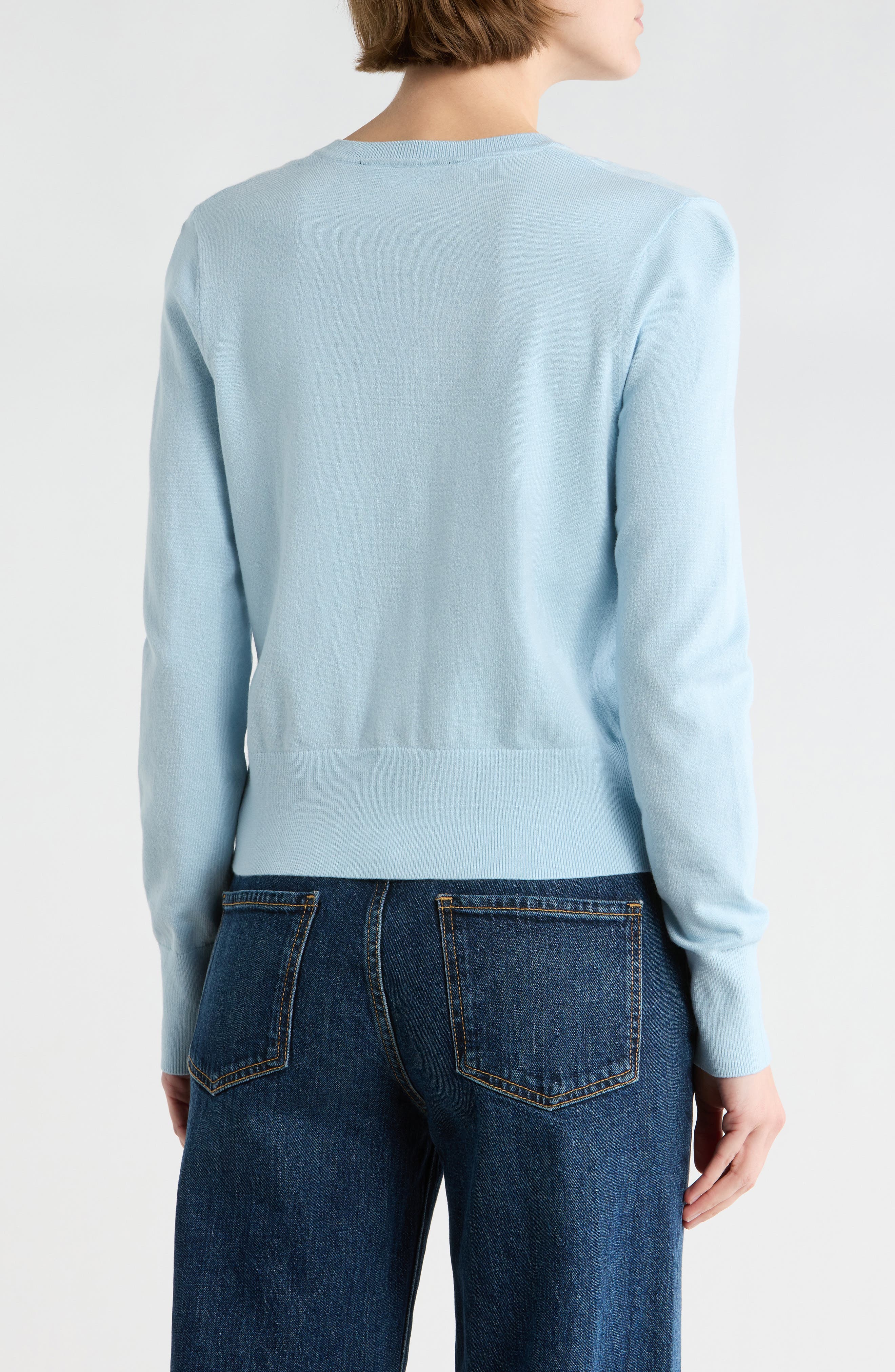 Covered Button Cardigan - image 4