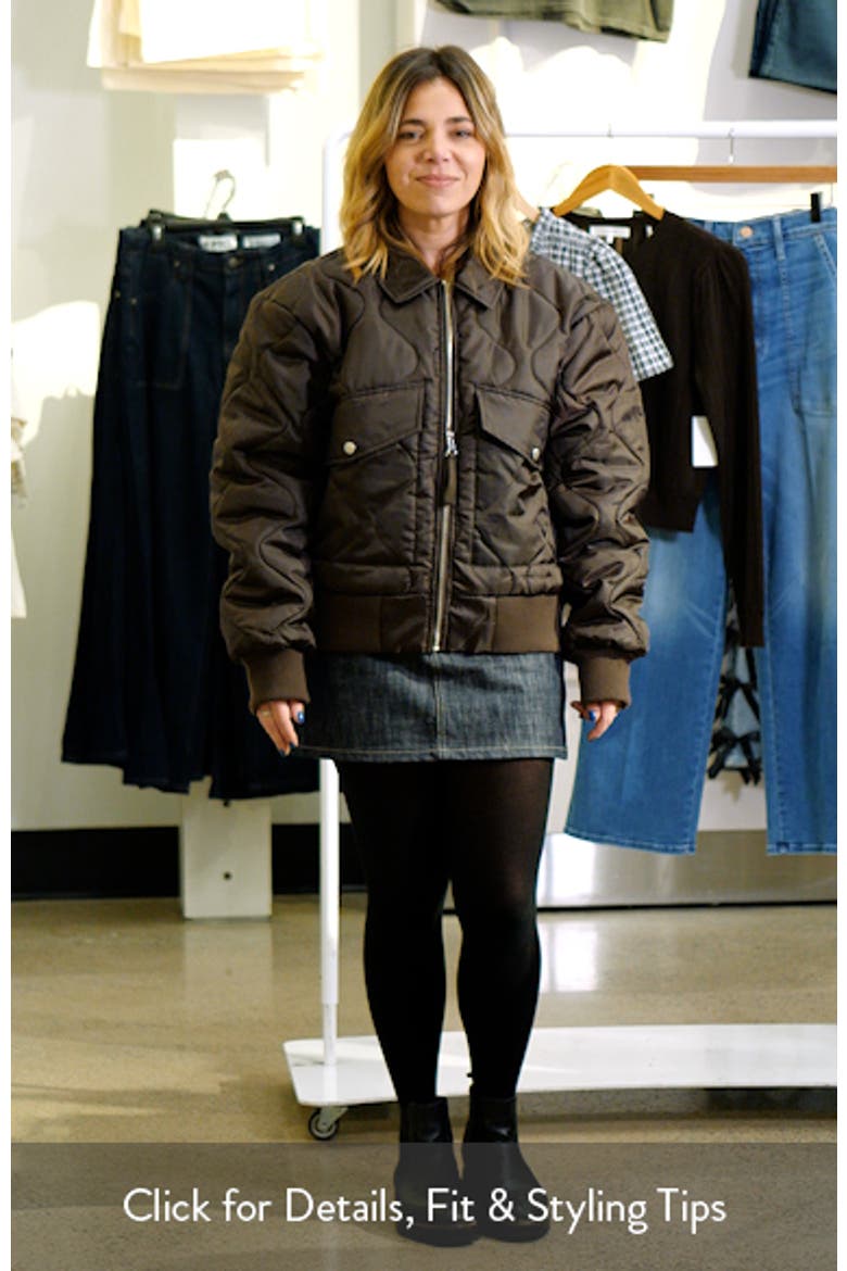 Quilted Bomber Jacket video