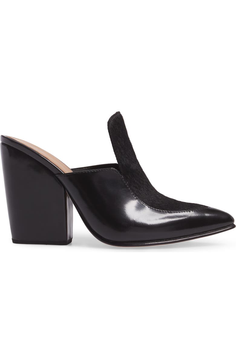 Huma Blanco Marietta Genuine Calf Hair Mule, Alternate, color,