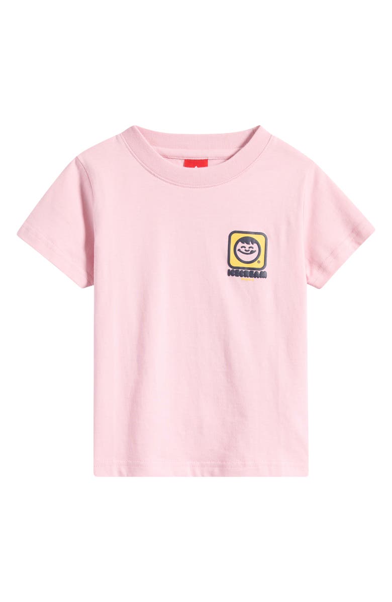 ICECREAM Kids' Mmmm Cotton Graphic T-Shirt, Main, color, Pink Necta