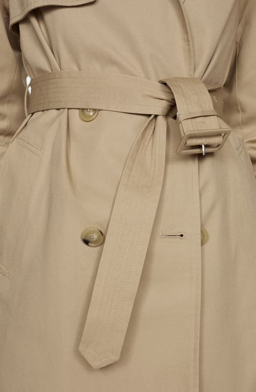 Mango Classic Trench Coat With Belt Beige In Beige
