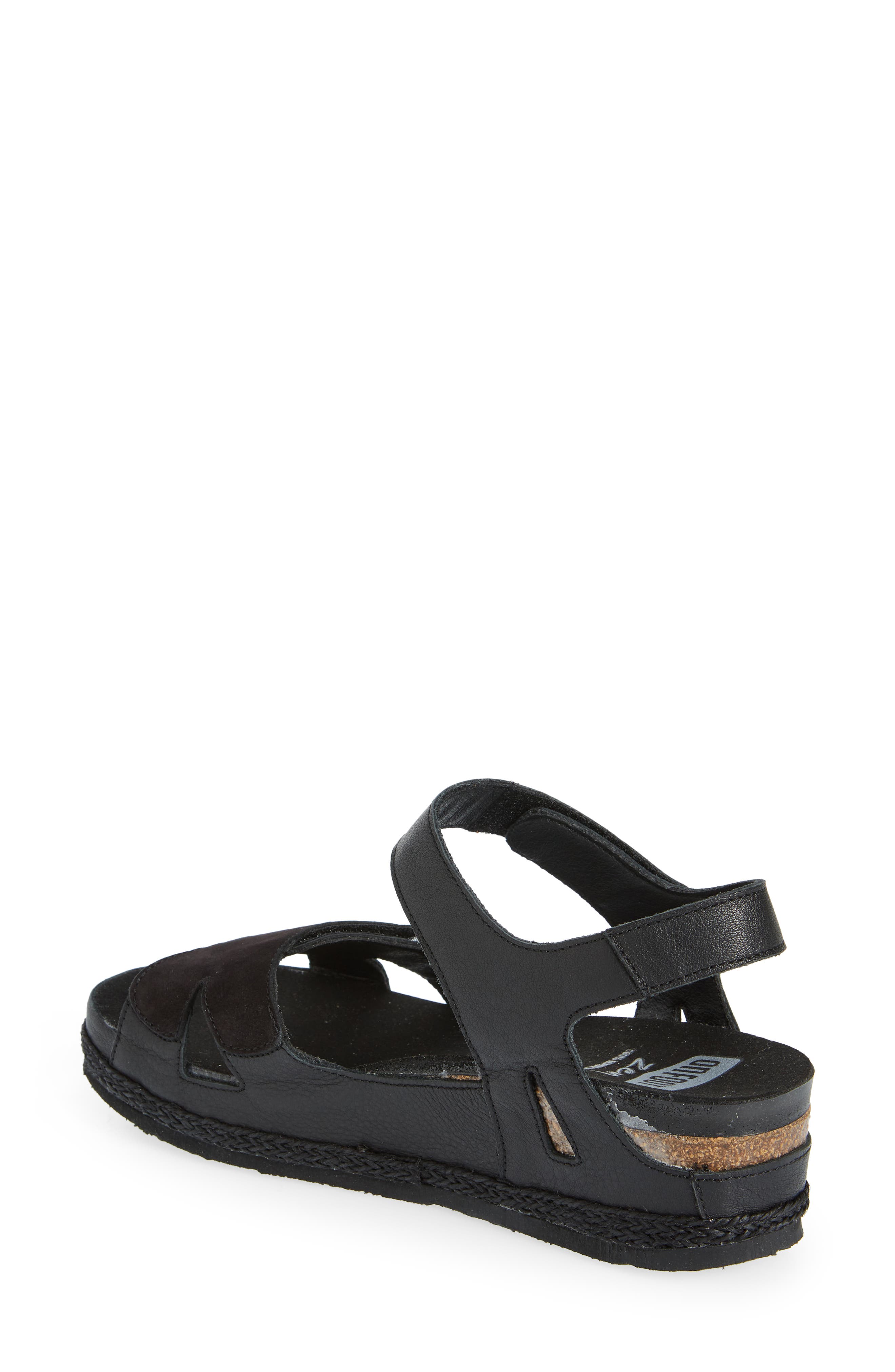 On Foot Cynara Espadrille Sandal, Alternate, color, Negre Black