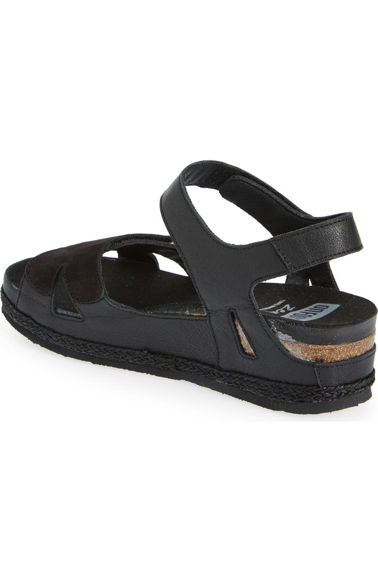On Foot Cynara Espadrille Sandal, Alternate, color, Negre Black