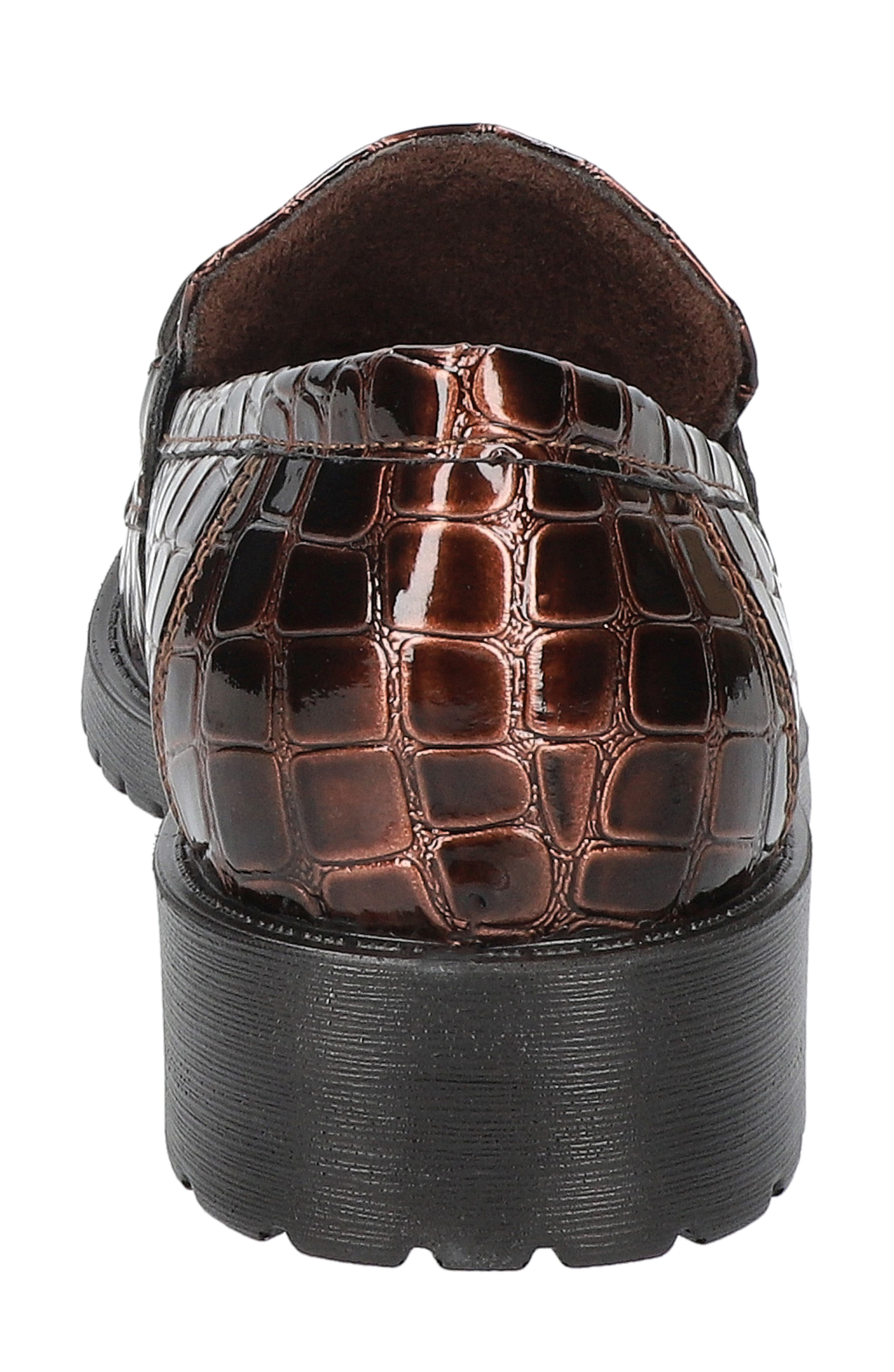 Witney Loafer, Alternate, color, BROWN CROCO