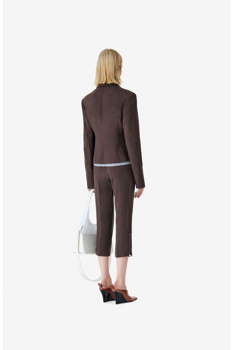 Helvina Jacket, Alternate, color, Dark Brown