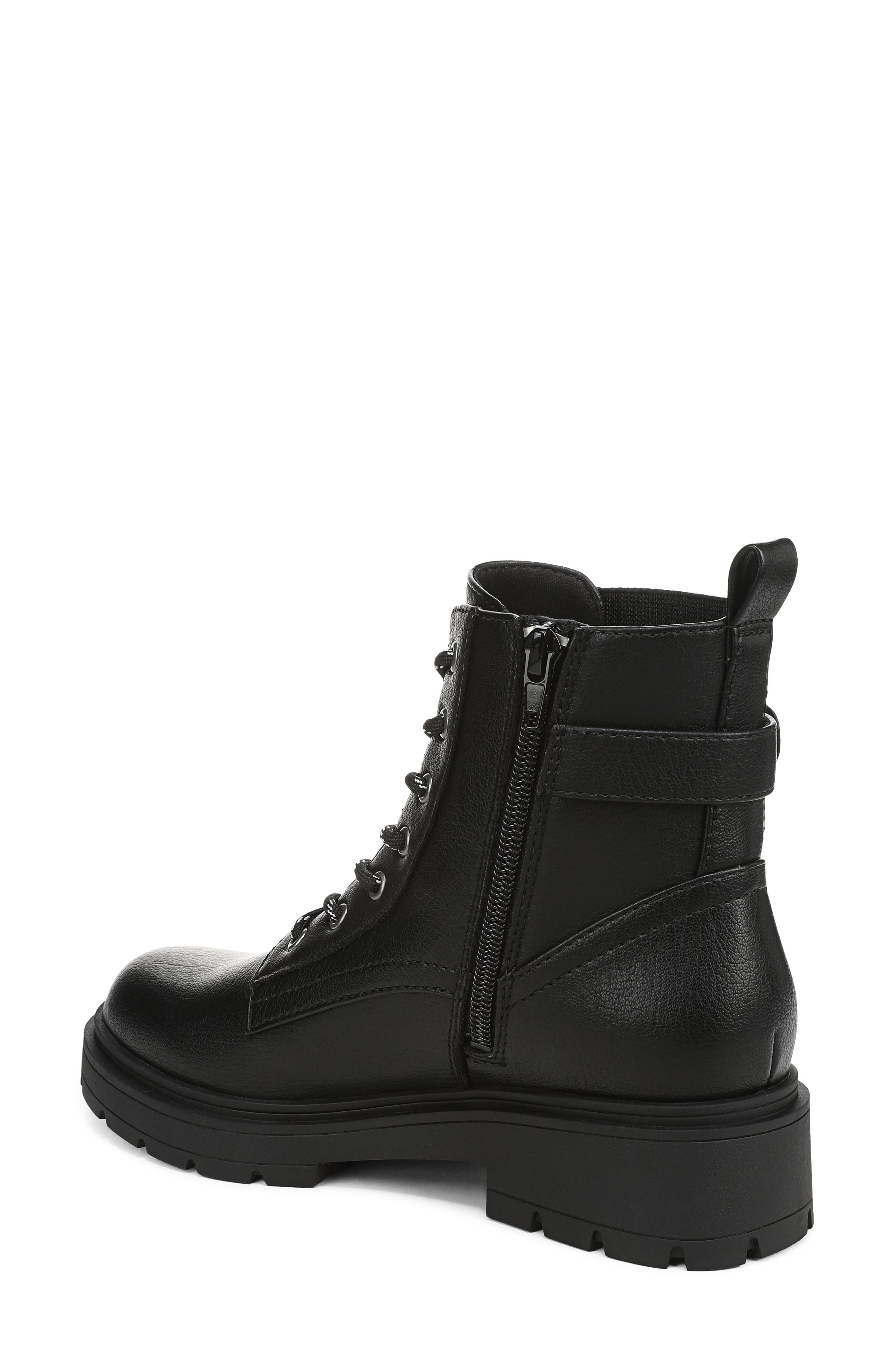 Del Mar Faux Leather Bootie, Alternate, color, BLACK FAUX LEATHER