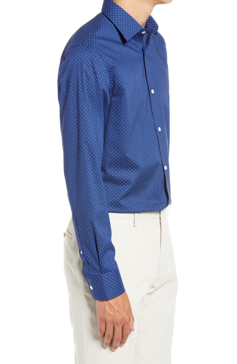 Bonobos Trim Fit Stretch Dress Shirt, Alternate, color,