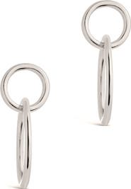 Sterling Forever Interlocking Circle Stud Earrings