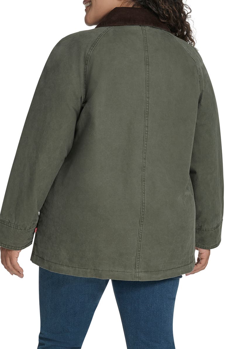 Levi's<sup>®</sup> Four Pocket Barn Jacket, Alternate, color, Olive