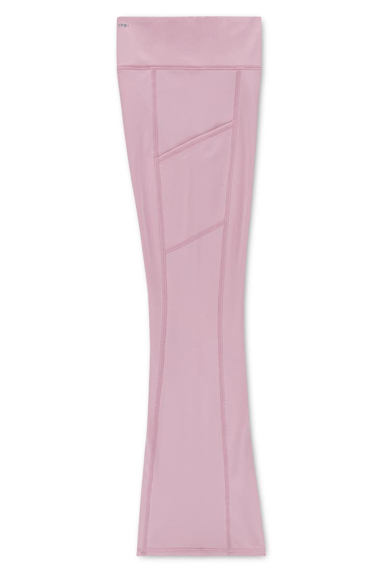 Kids' YPB Flare Leggings, Alternate, color, PINK NECTAR
