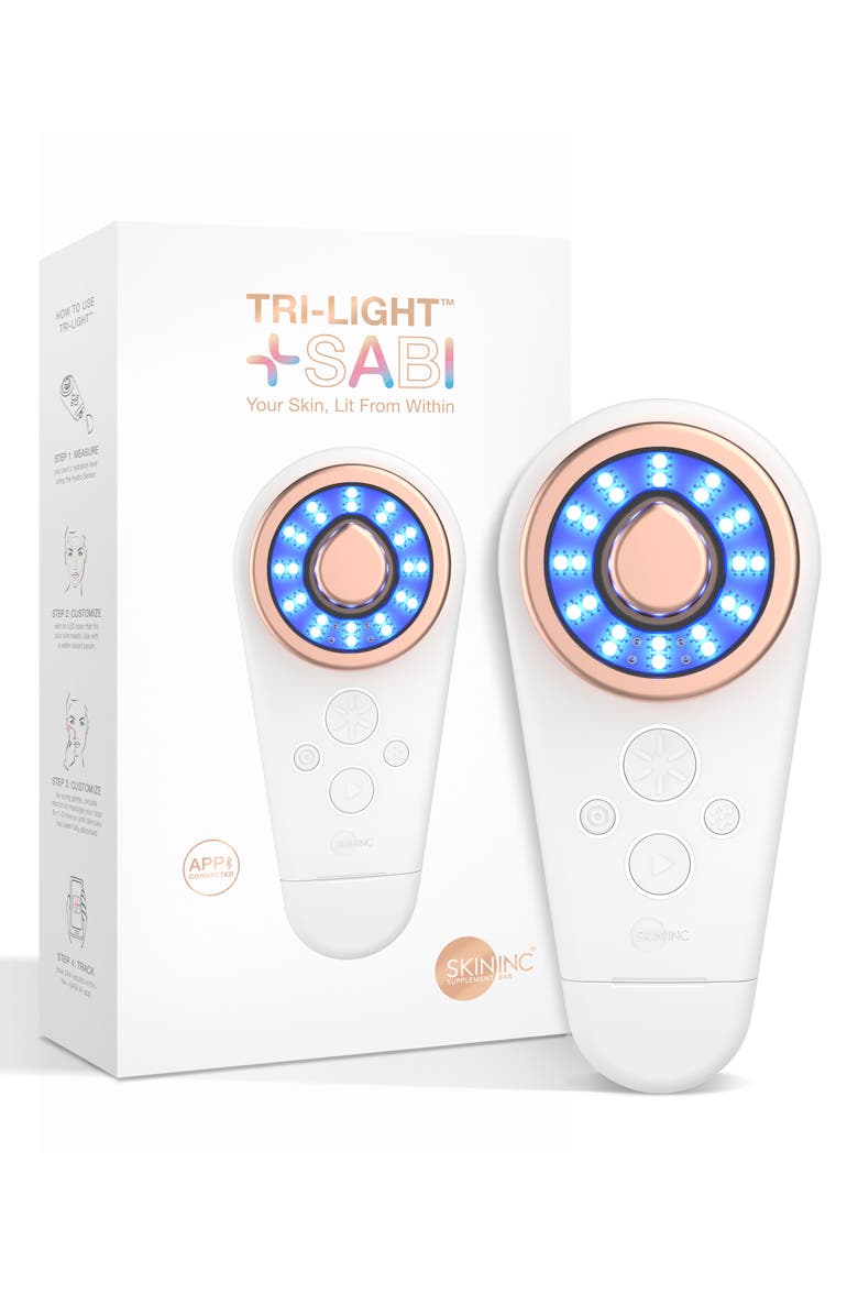 SKIN INC<sup
®</sup
 SUPPLEMENT BAR Tri-Light +SABI AI LED Light Therapy Device, Alternate, color, 
