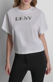 DKNY Art Deco Logo Graphic T-Shirt