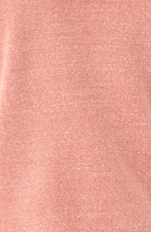 Threads 4 Thought Trim Fit Heathered Fleece Zip Hoodie In Pink