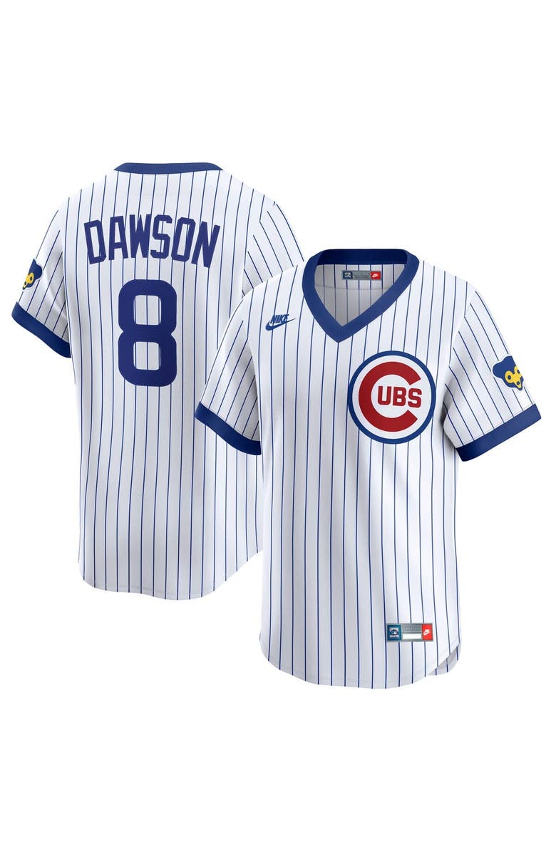 Nike Men's Nike Andre Dawson White Chicago Cubs Throwback Cooperstown Collection Limited Jersey, Alternate, color, White