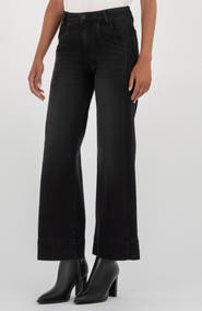 KUT from the Kloth Meg High Waist Ankle Wide Leg Jeans