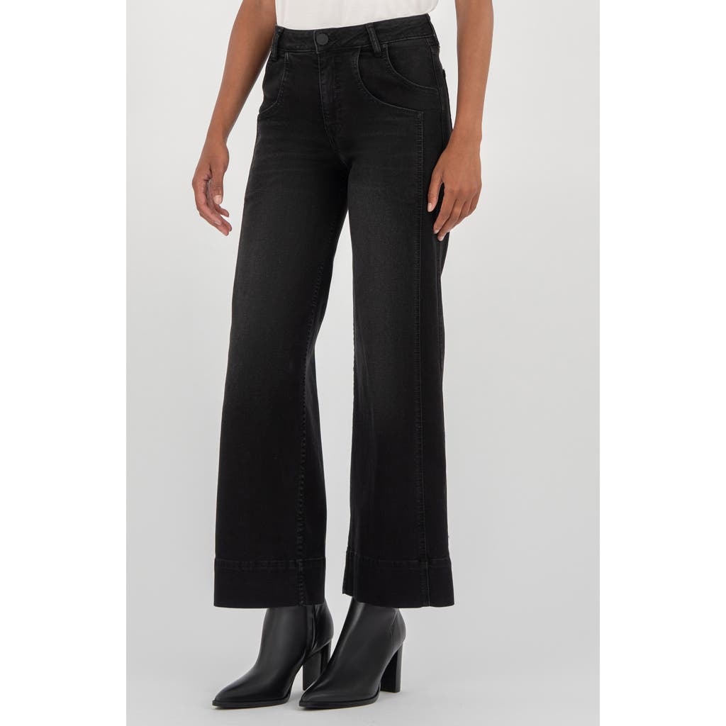 Kut From The Kloth Meg High Waist Ankle Wide Leg Jeans In Multi