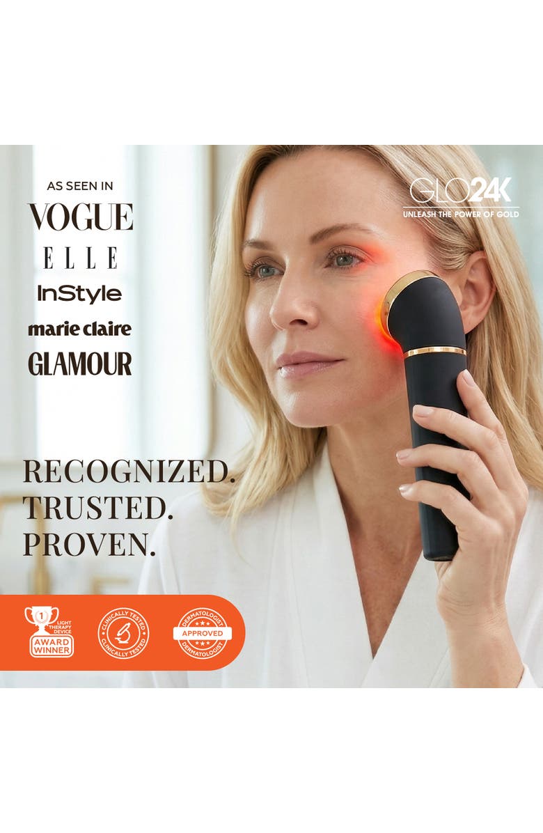 GLO24K UNLEASH THE POWER OF GOLD Skin Rejuvenation Beauty Device, Alternate, color, Na