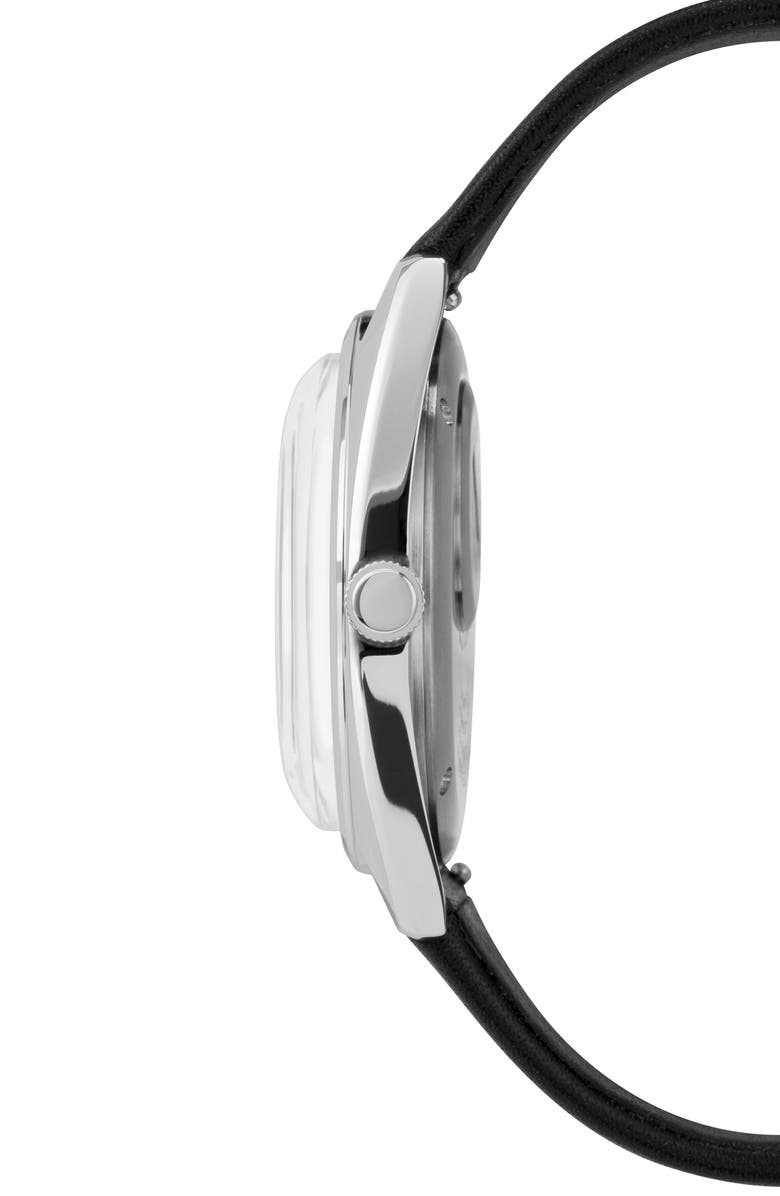 Timex<sup>®</sup> Q 1978 Reissue Leather Strap Watch, 37mm, Alternate, color, 