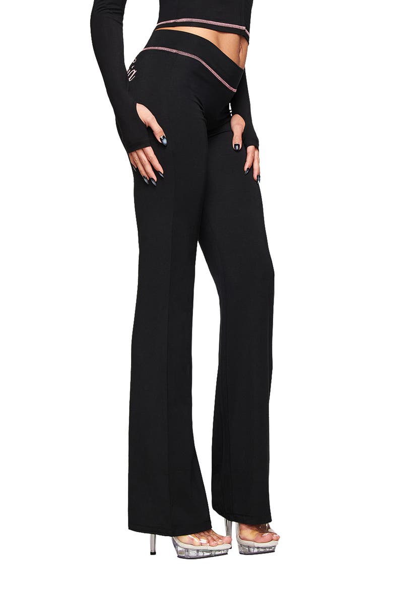 Blare Track Pants, Alternate, color, BLACK