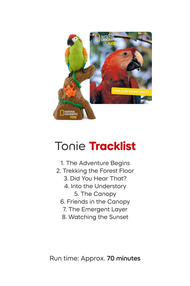 National Geographic Safari Elephant & Parrot Audio Character Bundle, Alternate, color, MULTI