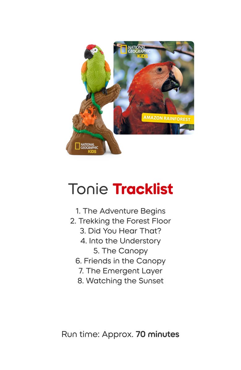 tonies National Geographic Safari Elephant & Parrot Audio Character Bundle, Alternate, color, Multi