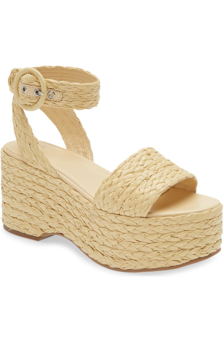 Marc Fisher LTD Marcell Espadrille Platform Sandal, Main, color,