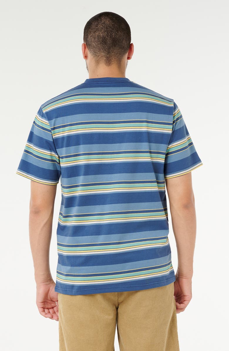 Rip Curl Mod Cali Stripe T-Shirt, Alternate, color, Bluefin