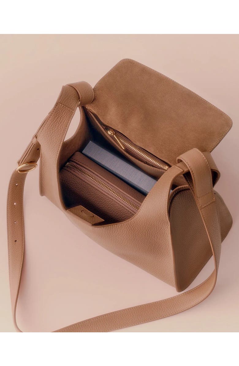 Cuyana Double Loop Bag, Alternate, color, Stone