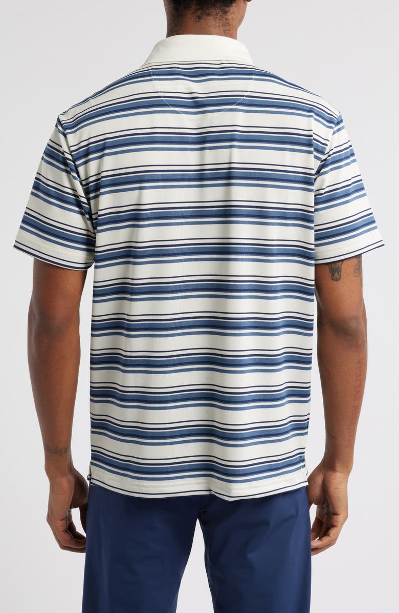 Quiet Golf Monogram Stripe Golf Polo, Alternate, color, 