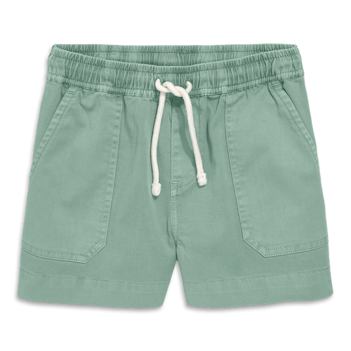 Primary Kids Garment Dyed Stretch Chino Midi Short In Cactus