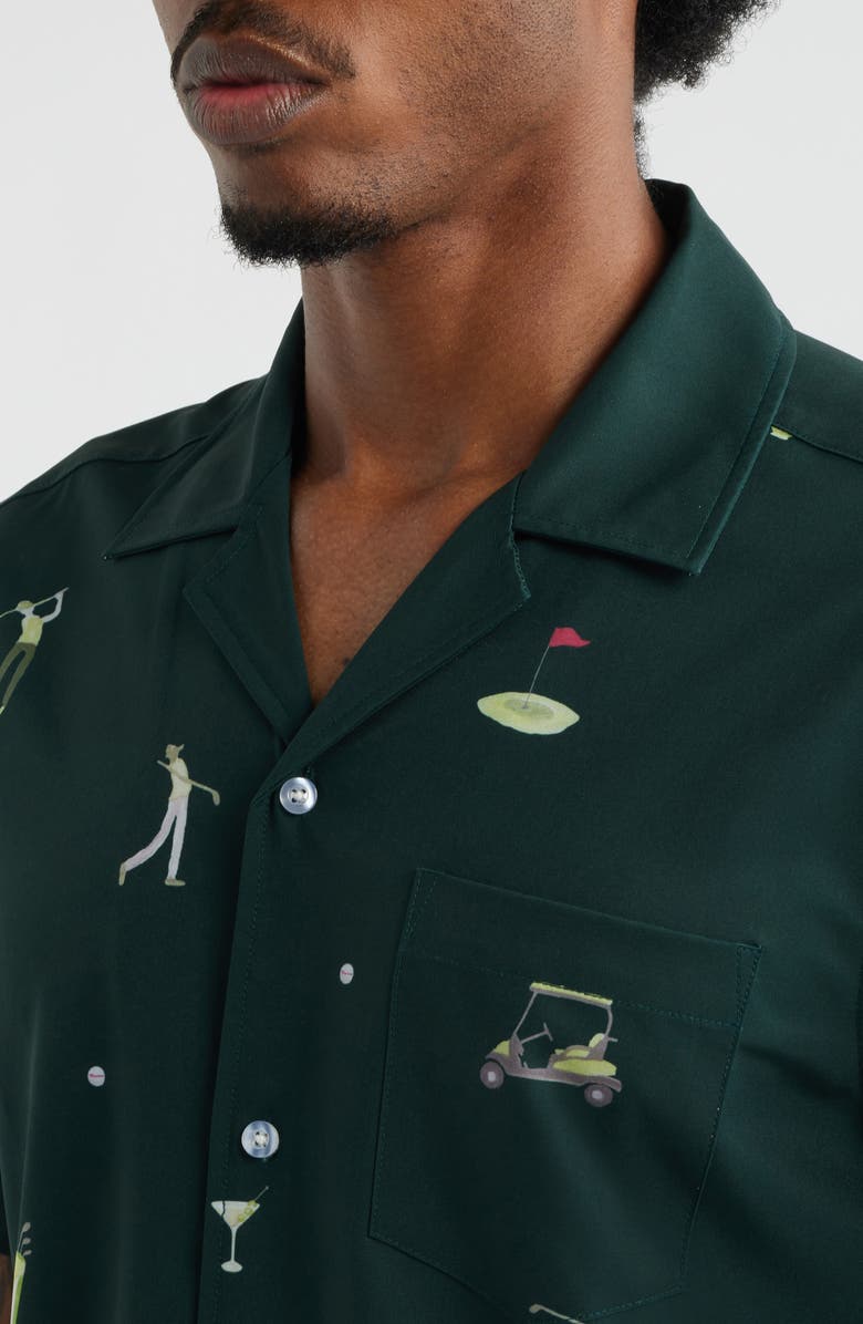 MAVRANS Fun & Games Weekend Camp Shirt, Main, color, 