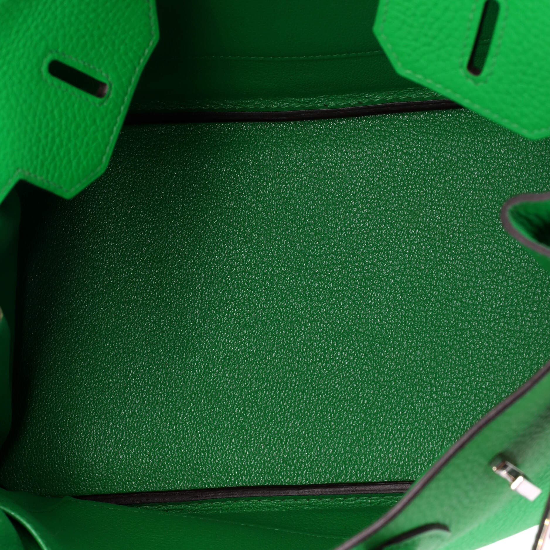 Birkin Handbag Green Clemence with Palladium Hardware 30, Alternate, color, Green
