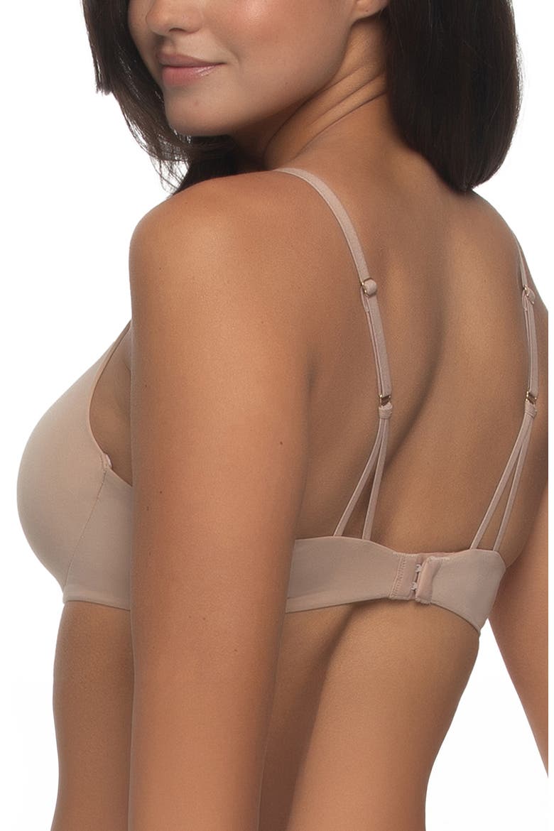 Talia Underwire Contour Bra, Alternate, color, SUEDE