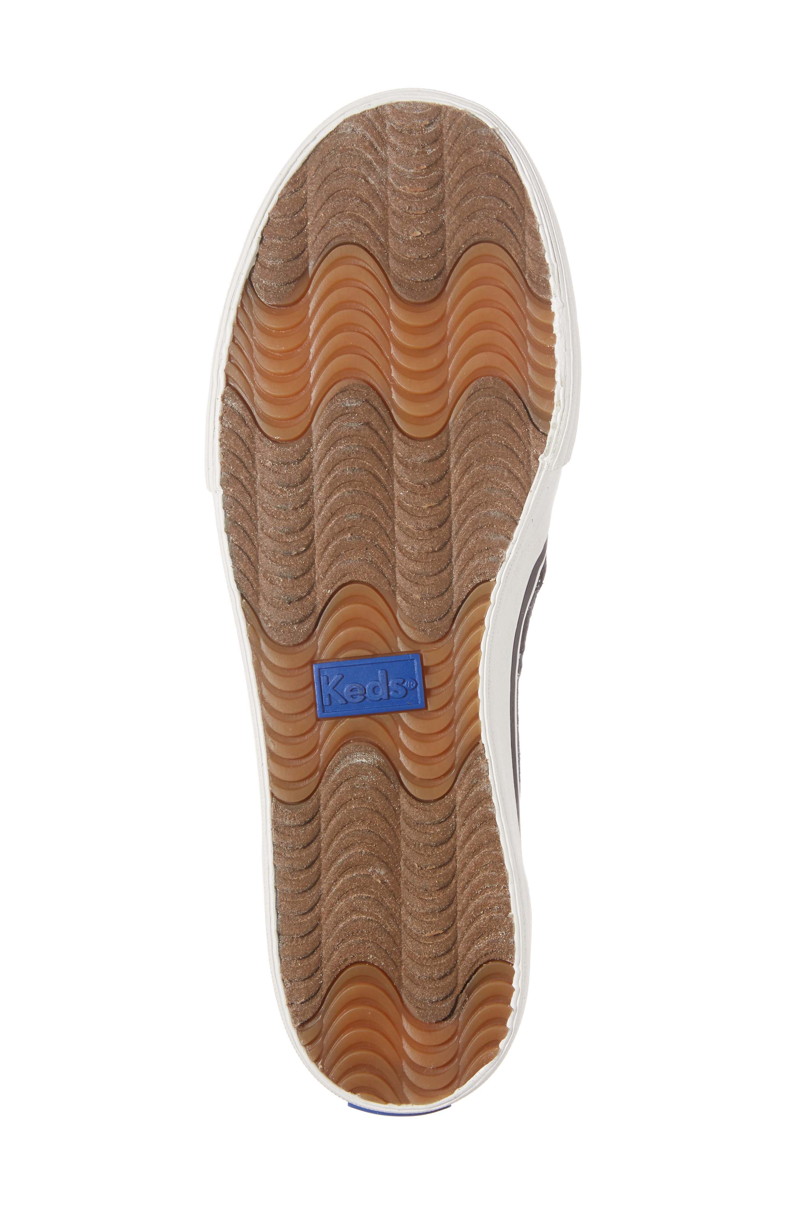 Double Decker Baja Stripe Slip-On Sneaker, Alternate, color, BLACK