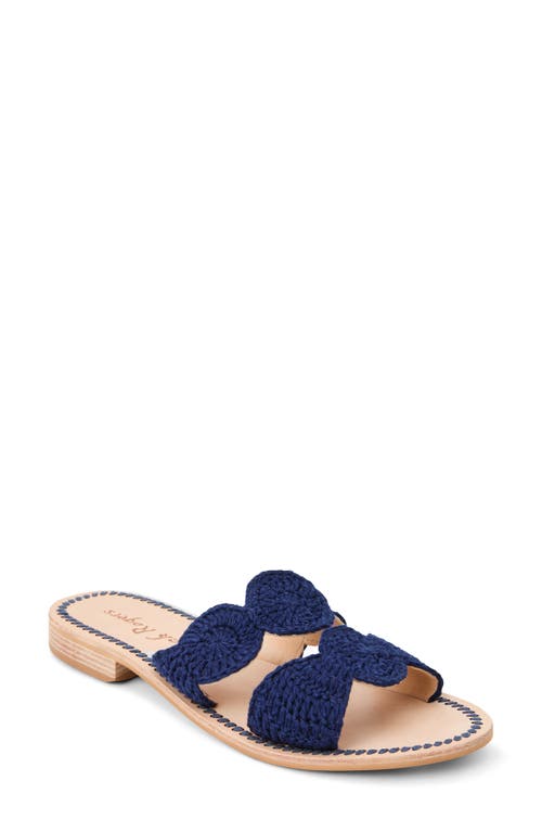 Jack Rogers Laurin Crochet Sandal in Midnight 