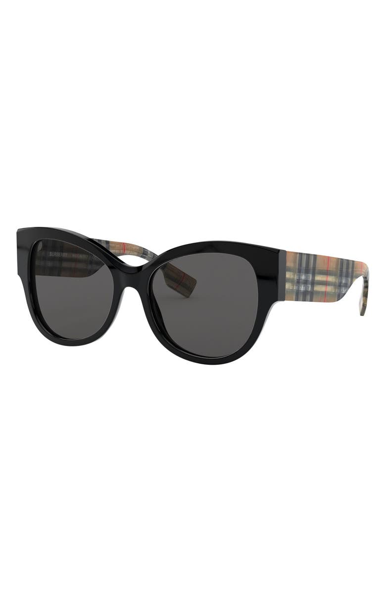 Burberry 54mm Butterfly Sunglasses, Alternate, color, 