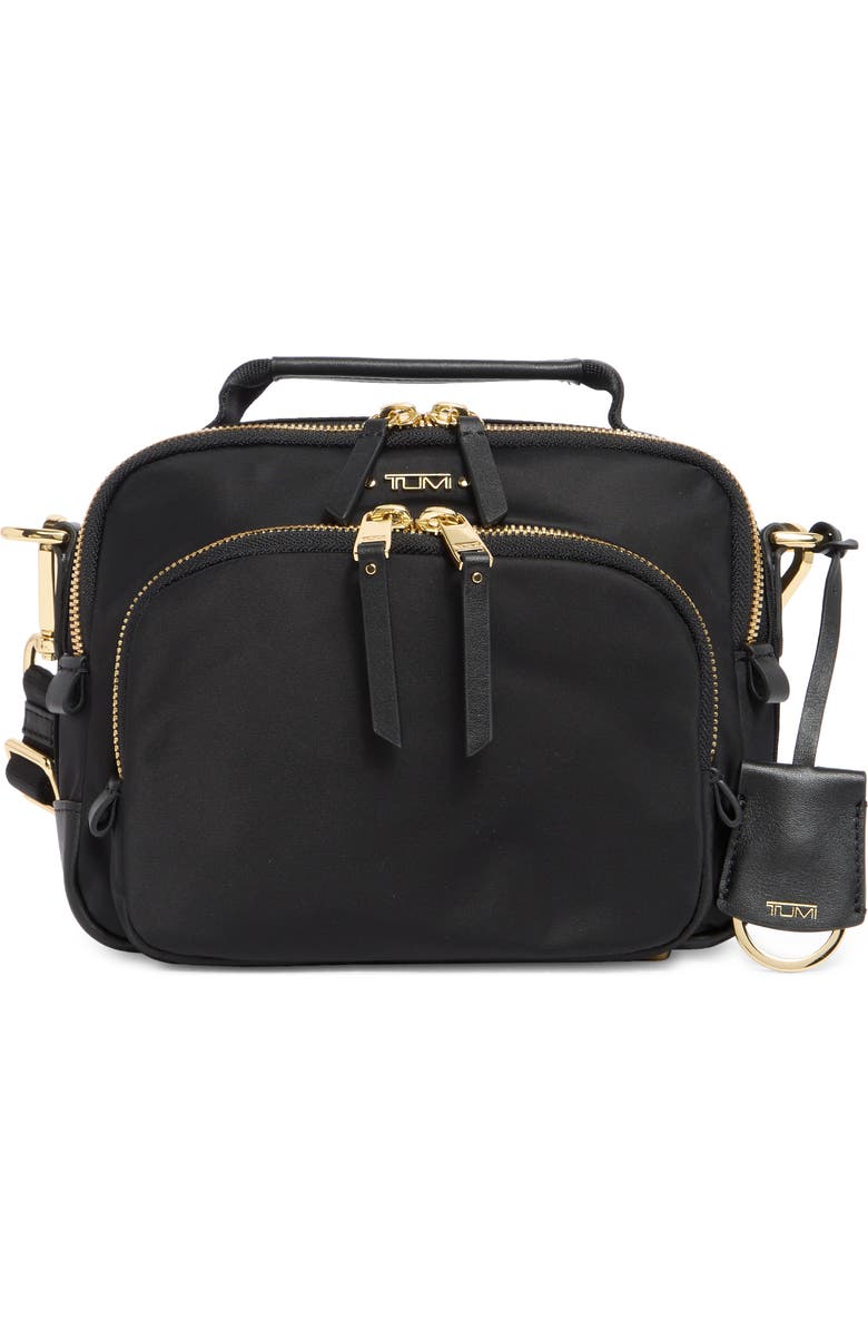 TUMI Tamy Crossbody Bag, Main, color, Black/ Gold