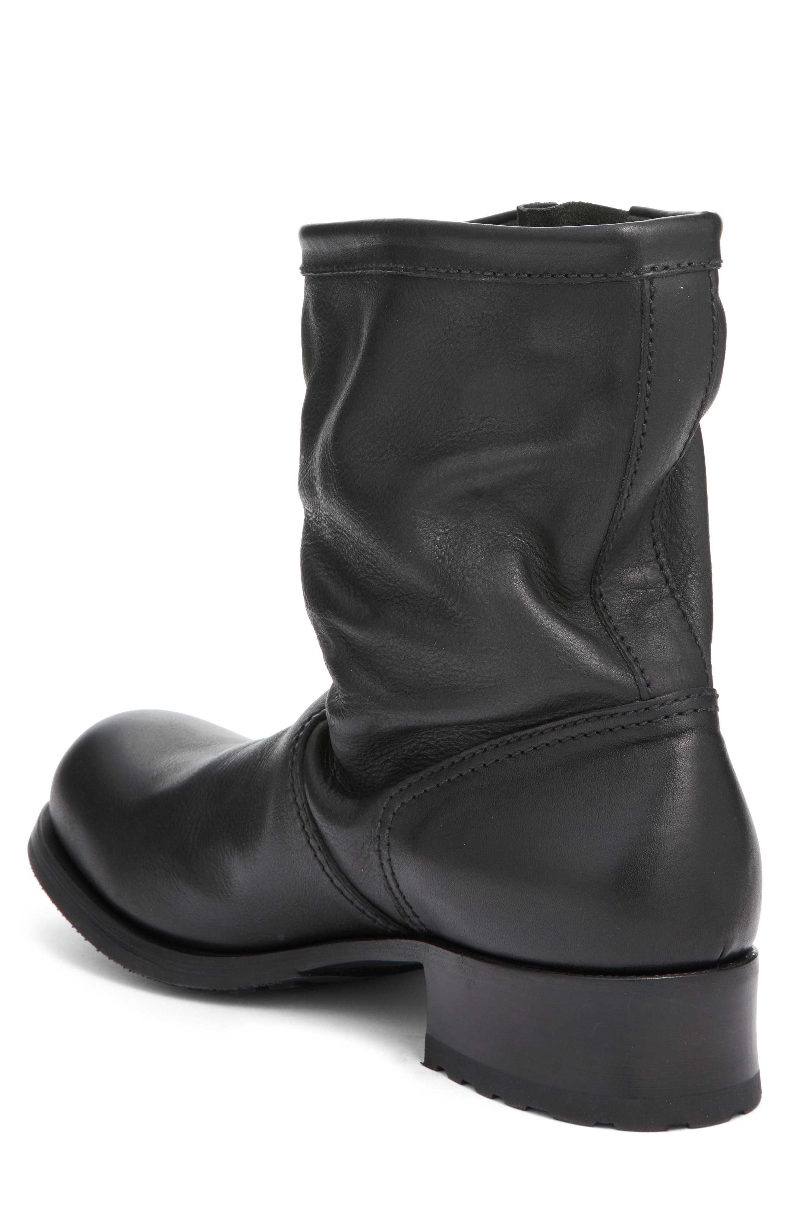 Prada Stivali Engineer Boot, Alternate, color, Nero