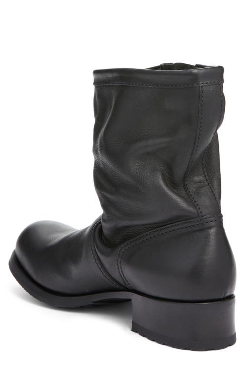 Prada Leather Mid-calf Boots In Black